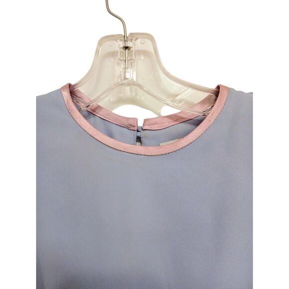 Vintage 60s Baby Blue Elegant Dress Sz 4P Church Lady Minimalist Modest Theatre - Picture 7 of 15